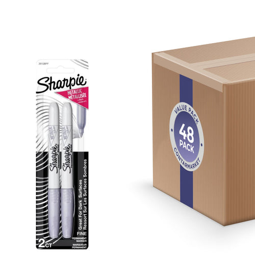 Sharpie - Metallic Fine Point Permanent Marker - 2 Ct - 48 Pack