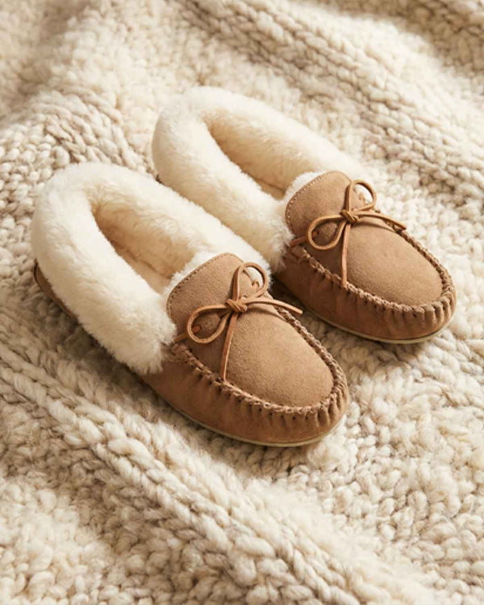 Sheepskin Moccasin - Sheepskin - The Classic Boutique