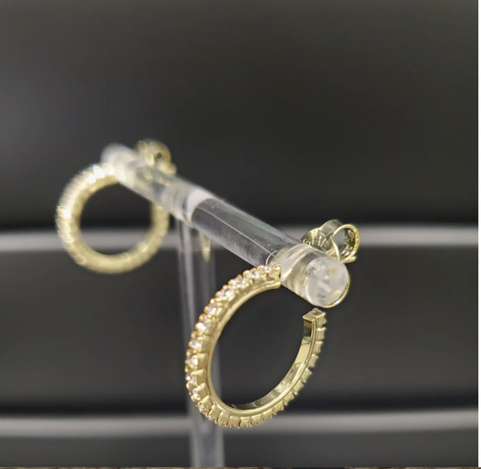Sheila Fajl Gama Petite CZ Hoops