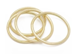 Sheila Fajl Round Bangle 'X'