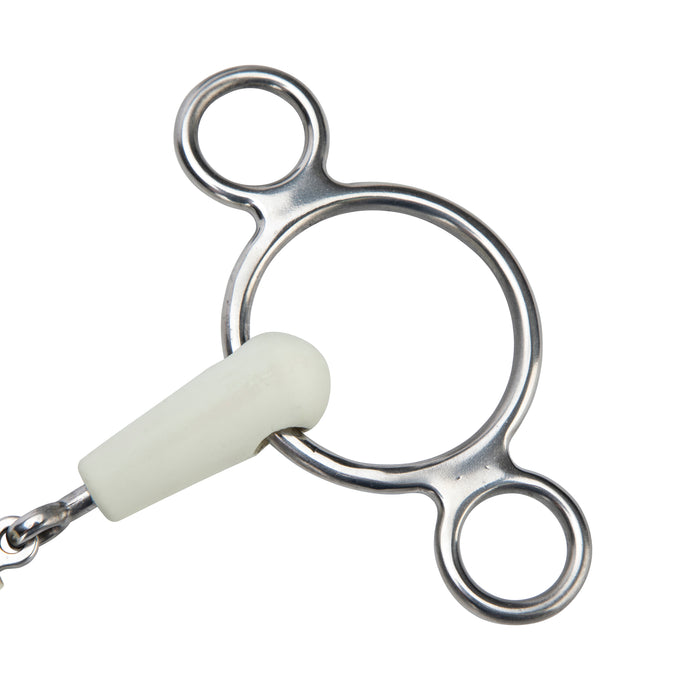 Shires EquiKind Softie Two Ring Gag Peanut Link