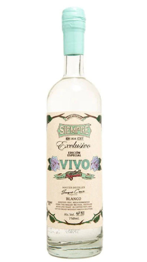 Siempre - "Vivo" Exclusivo Edicion Especial Tequila Blanco (750ml)