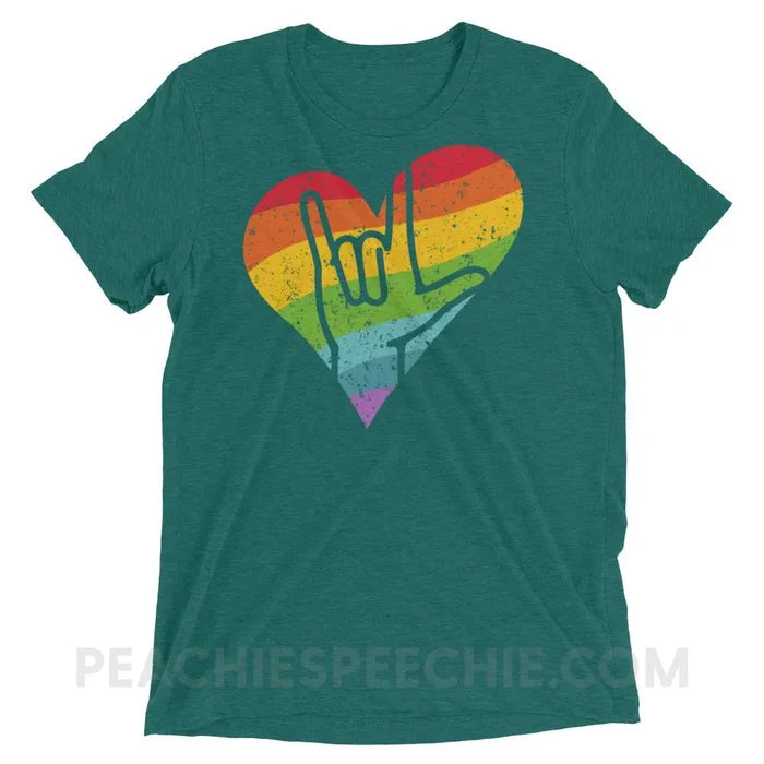 Teal Triblend / XS