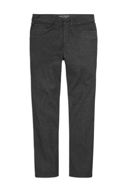 Black Wash | Front view of SILVER Relaxed Denim in Black Wash