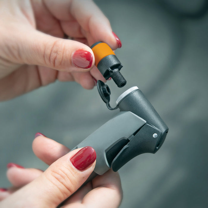 SKS Pumpenkopf Adapter Clik Tec schwarz/orange