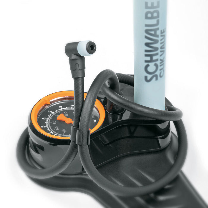 SKS Standpumpe Air-X-Plorer 10.0 Stahl Clik Valve blau/schwarz