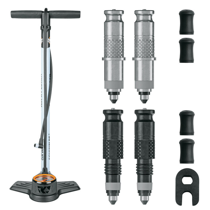 SKS Standpumpe Air-X-Plorer 10.0 Stahl Clik Valve blau/schwarz