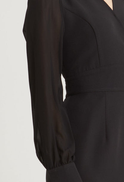 Sleek Cinched Midi dress