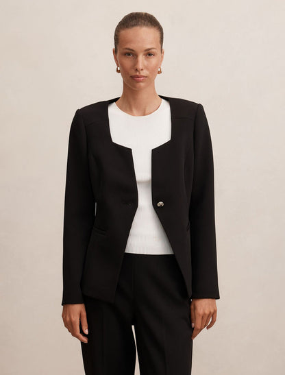 Sloane Collarless Blazer Forever New