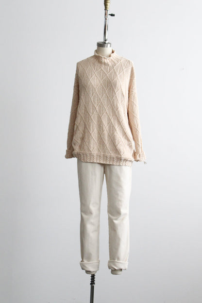 slouchy parchment pullover