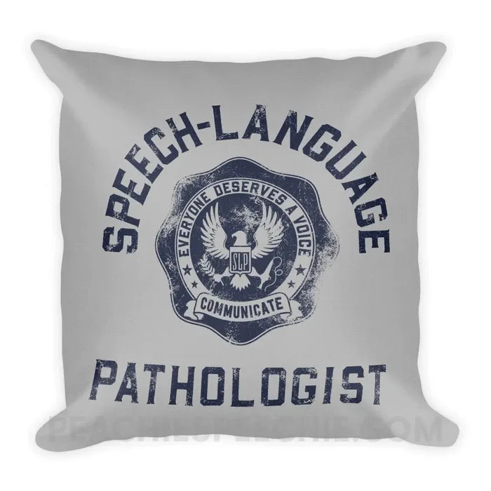 SLP University Throw Pillow - 18×18 - Pillows peachiespeechie.com