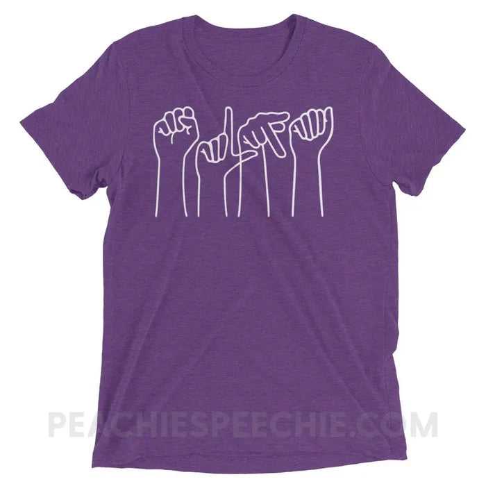 Purple Triblend / XS
