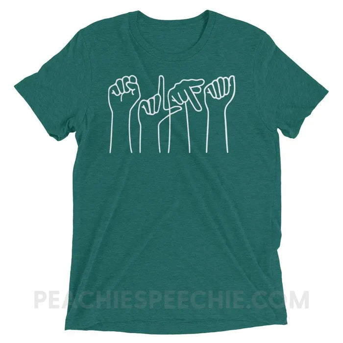 Teal Triblend / XS