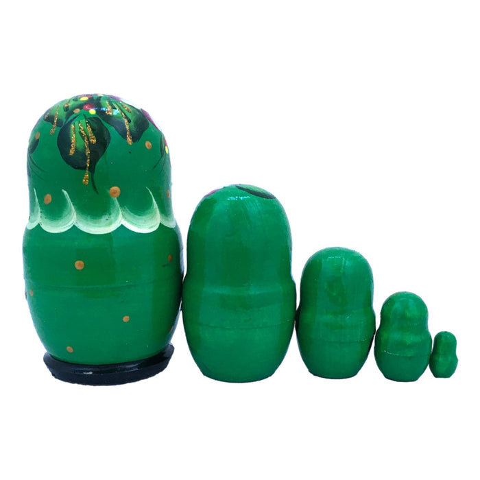 Small Nesting Dolls Green BuyRussianGifts Store