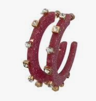 Smith & Co. City Girl Jewel Hoop Earrings