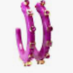 Smith & Co. City Girl Jewel Hoop Earrings