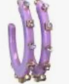 Smith & Co. City Girl Jewel Hoop Earrings