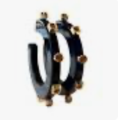 Smith & Co. City Girl Jewel Hoop Earrings