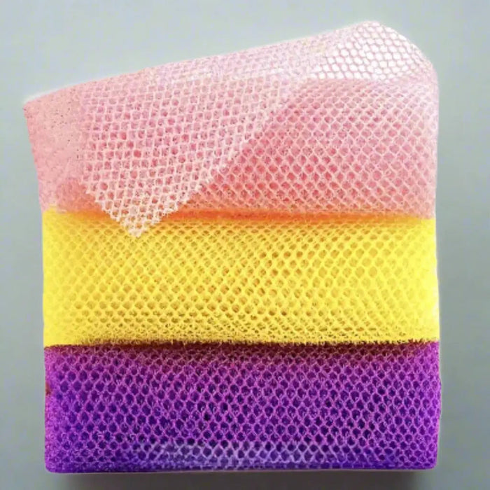 Soft African Bath Net for gentle body exfoliation and deep cleansing