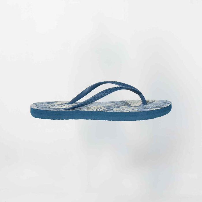 Solana Thongs - Blue Floral