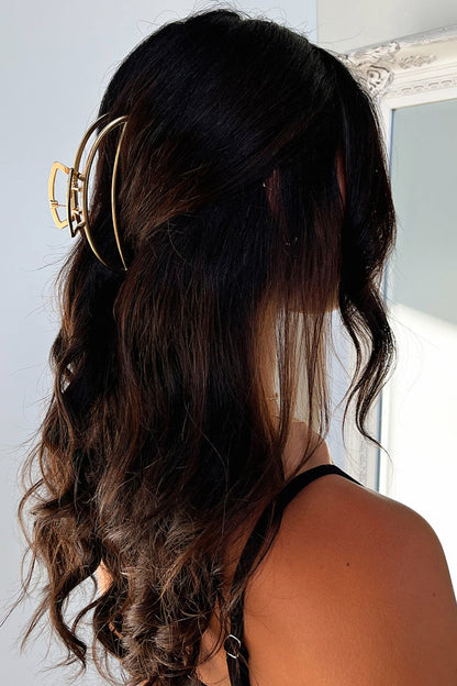 Solano Claw Clip - Gold