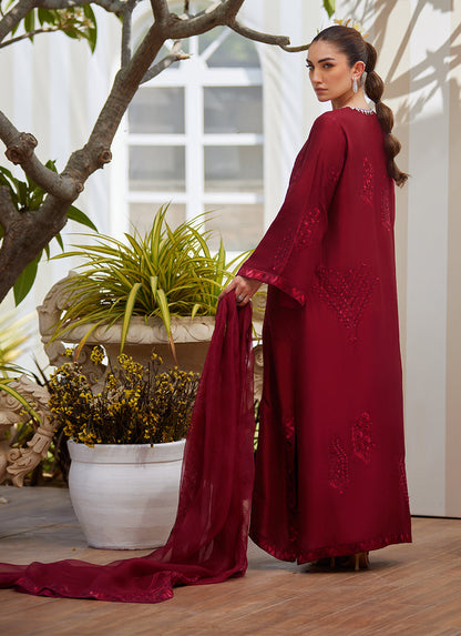 Soraya Scarlett Shirt and Dupatta