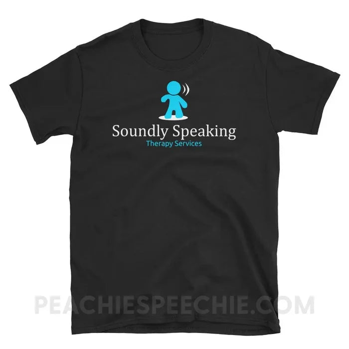 Soundly Speaking Classic Tee - Black / S - custom product peachiespeechie.com