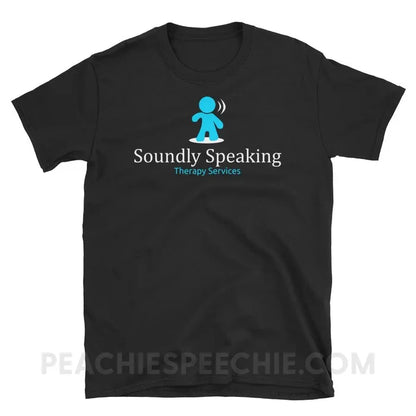 Soundly Speaking Classic Tee - Black / S - custom product peachiespeechie.com