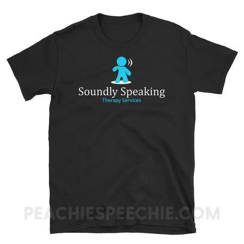 Soundly Speaking Classic Tee - Black / S - custom product peachiespeechie.com