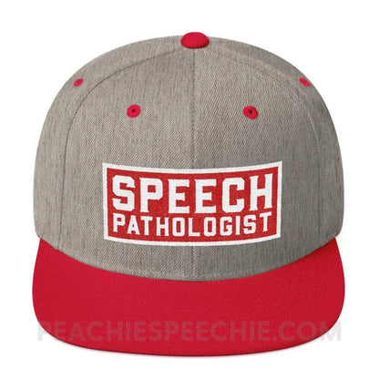 Heather Grey/ Red