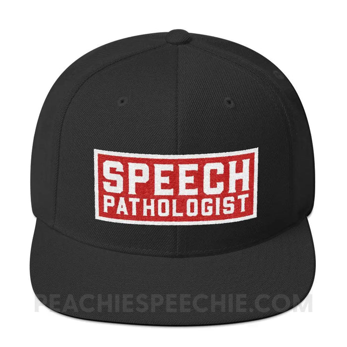 Speech Pathologist Premium Ball Cap - Black - Hats peachiespeechie.com