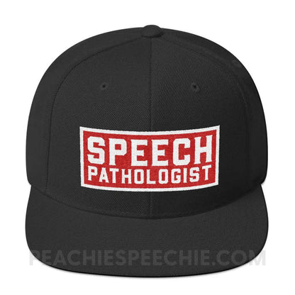 Speech Pathologist Premium Ball Cap - Black - Hats peachiespeechie.com