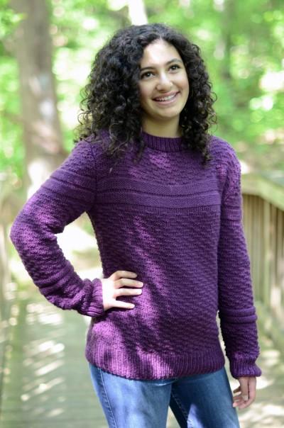 Split Rail Pullover Pattern Universal Yarn