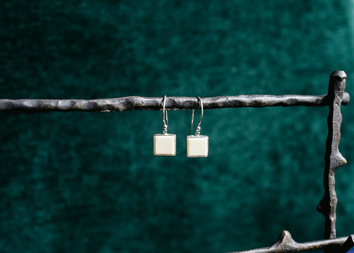 Square Mammoth Earrings