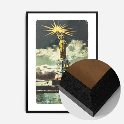 21x30cm | 8¼ x 11¾in / Black Wood Frame