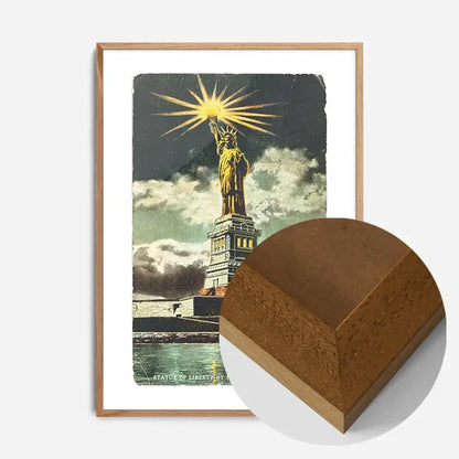 21x30cm | 8¼ x 11¾in / Oak Wood Frame