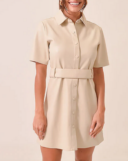 Steve Madden Jolene Faux Leather Dress