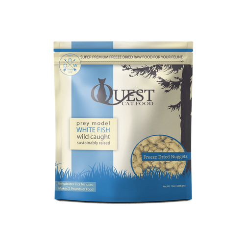 Steve's Real Food Freeze-Dried Raw Cat Food White Fish Recipe