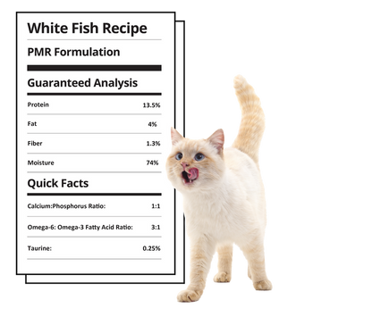 Steve's Real Food Freeze-Dried Raw Cat Food White Fish Recipe