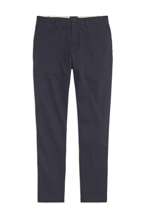 Front view of Stretch Twill Chino Slim Fit in Night Sky
