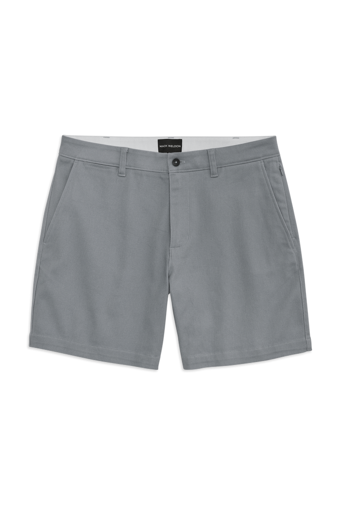 Front view of Stretch Twill Chino Shorts 7" in Monument