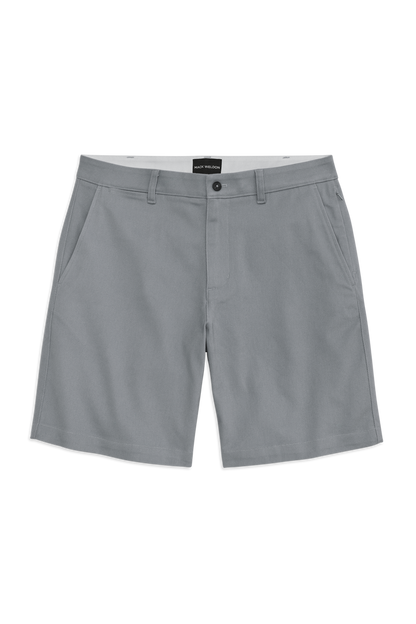 Front view of Stretch Twill Chino Short 9" in Monument