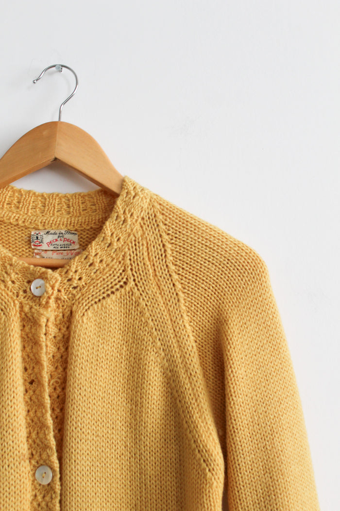sunflower wool cardigan