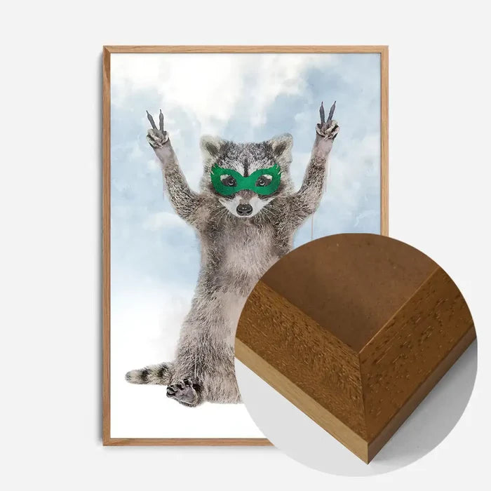 21x30cm | 8¼ x 11¾in / Oak Wood Frame