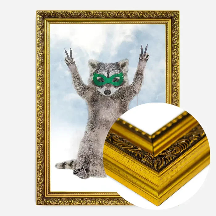 21x30cm | 8¼ x 11¾in / Gold Ornate Frame