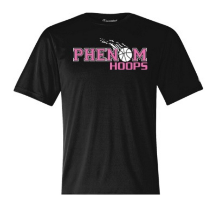 T-Shirt - Phenom Hoops Black/Pink