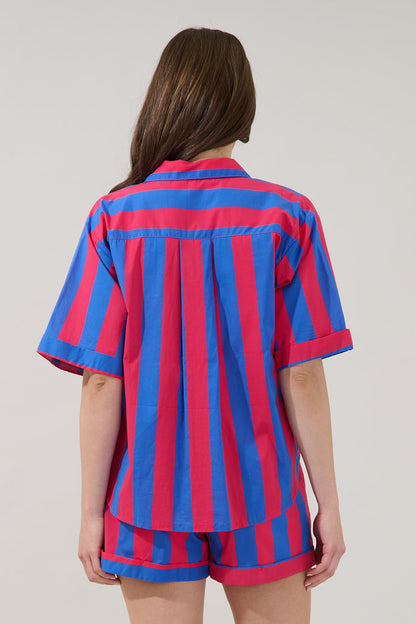 Taffy Oversized Button Down Top