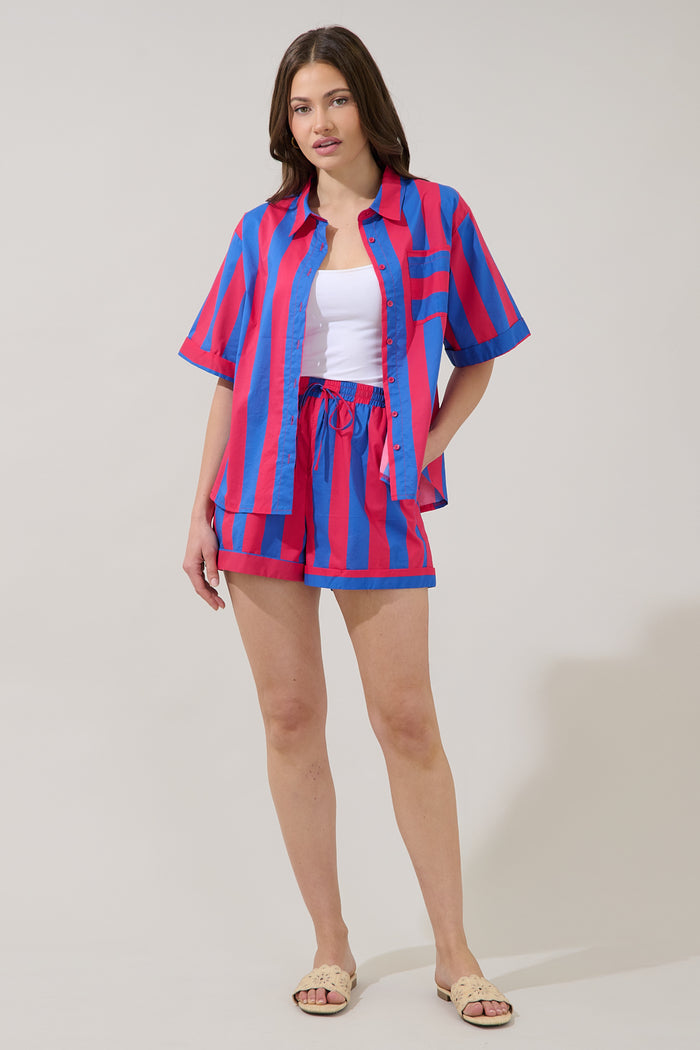 Taffy Oversized Button Down Top