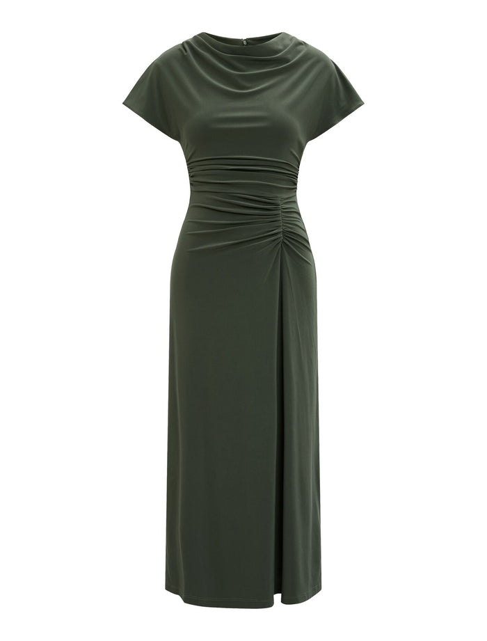 Tahnee Petite Grown On Sleeve Maxi Dress Forever New