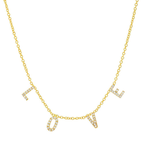 Tai Pave Love Necklace